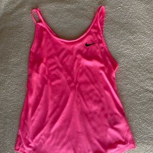 Nike Dri-FIT Pink Racerback Workout Tank Top Medium
